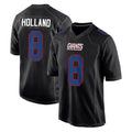 NY.Giants #8 Jevon Holland Player Carbon Fashion Limited Home Game Edoa Stitched Jerseys