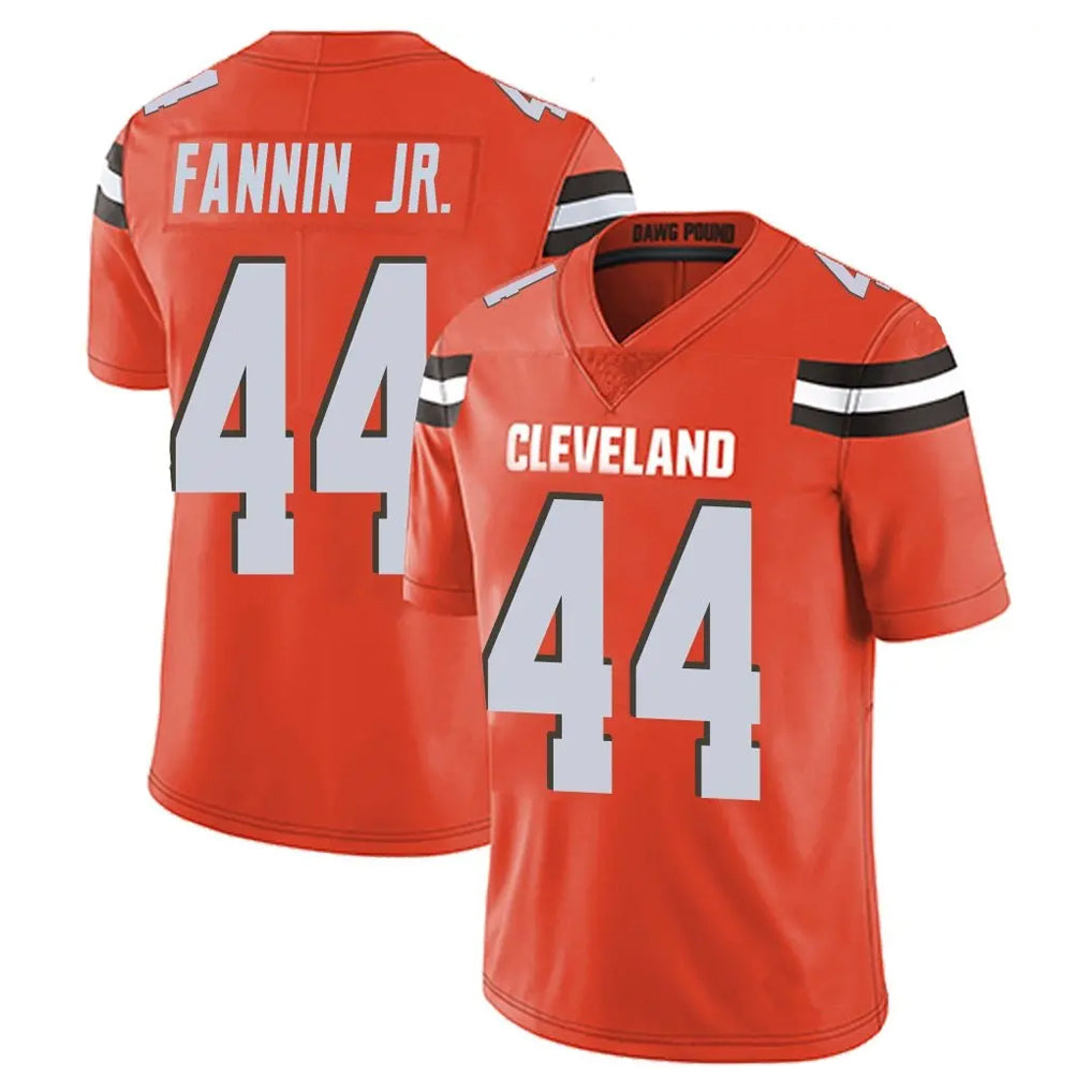 C.Browns #44 Harold Fannin Jr. Player Orange Alternate Vapor Untouchable Limited Home Game Edoa Stitched Jerseys