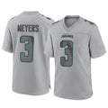 J.Jaguars #3 Jakobi Meyers Player Gray Atmosphere Fashion Home Game Edoa Stitched Jerseys
