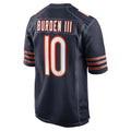 C.Bears #10 Luther Burden III Player Navy Home Game Edoa Stitched Jerseys