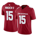 A.Cardinals #15 Gardner Minshew II Player Cardinal Vapor F.U.S.E. Limited Home Game Edoa Stitched Jerseys