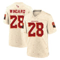 A.Cardinals #28 Andrew Wingard Player Cream Rivalries Collection Game Edoa Stitched Jerseys