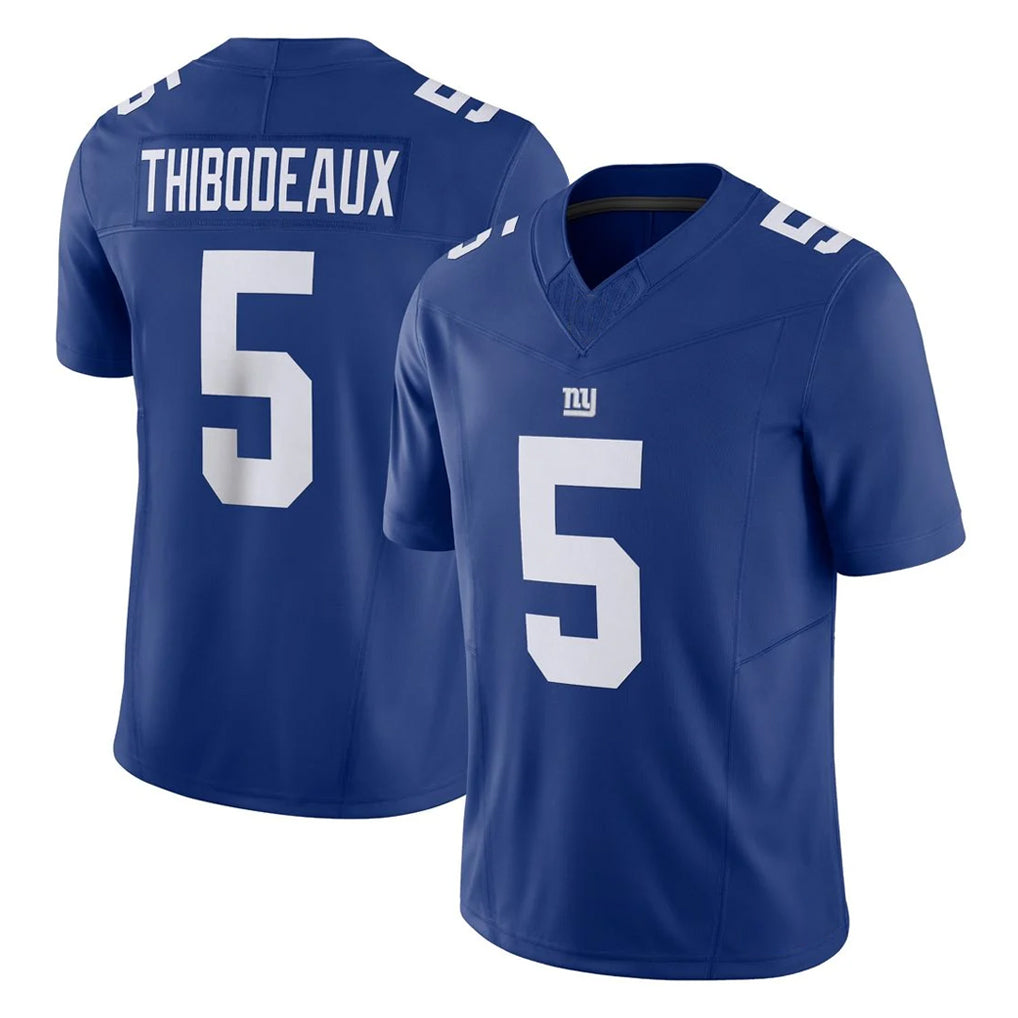 NY.Giants #5 Kayvon Thibodeaux Player Royal Limited Vapor F.U.S.E. Home Game Edoa Stitched Jerseys