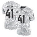 J.Jaguars #41 Josh Hines-Allen Player Arctic Camo Salute To Service Limited Game Edoa Stitched Jerseys