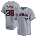 C.Guardians #38 Steven Kwan Player Gray Road Limited Home Edoa Stitched Jerseys
