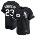 C.White Sox #23 Andrew Benintendi Player Black Limited Home Edoa Stitched Jerseys