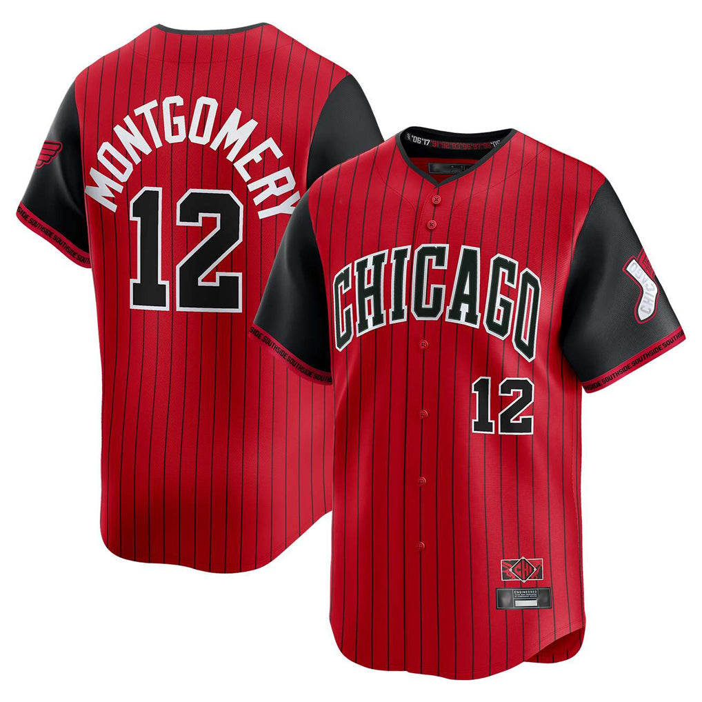 C.White Sox #12 Colson Montgomery Player Red City Connect Limited Home Edoa Stitched Jerseys