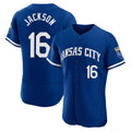 KC.Royals #16 Bo Jackson Player Royal City Connect Limited Elite Home Game Edoa Stitched Jerseys