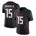 A.Falcons #15 Brian Robinson Player Black Vapor Untouchable Limited Home Game Edoa Stitched Jerseys