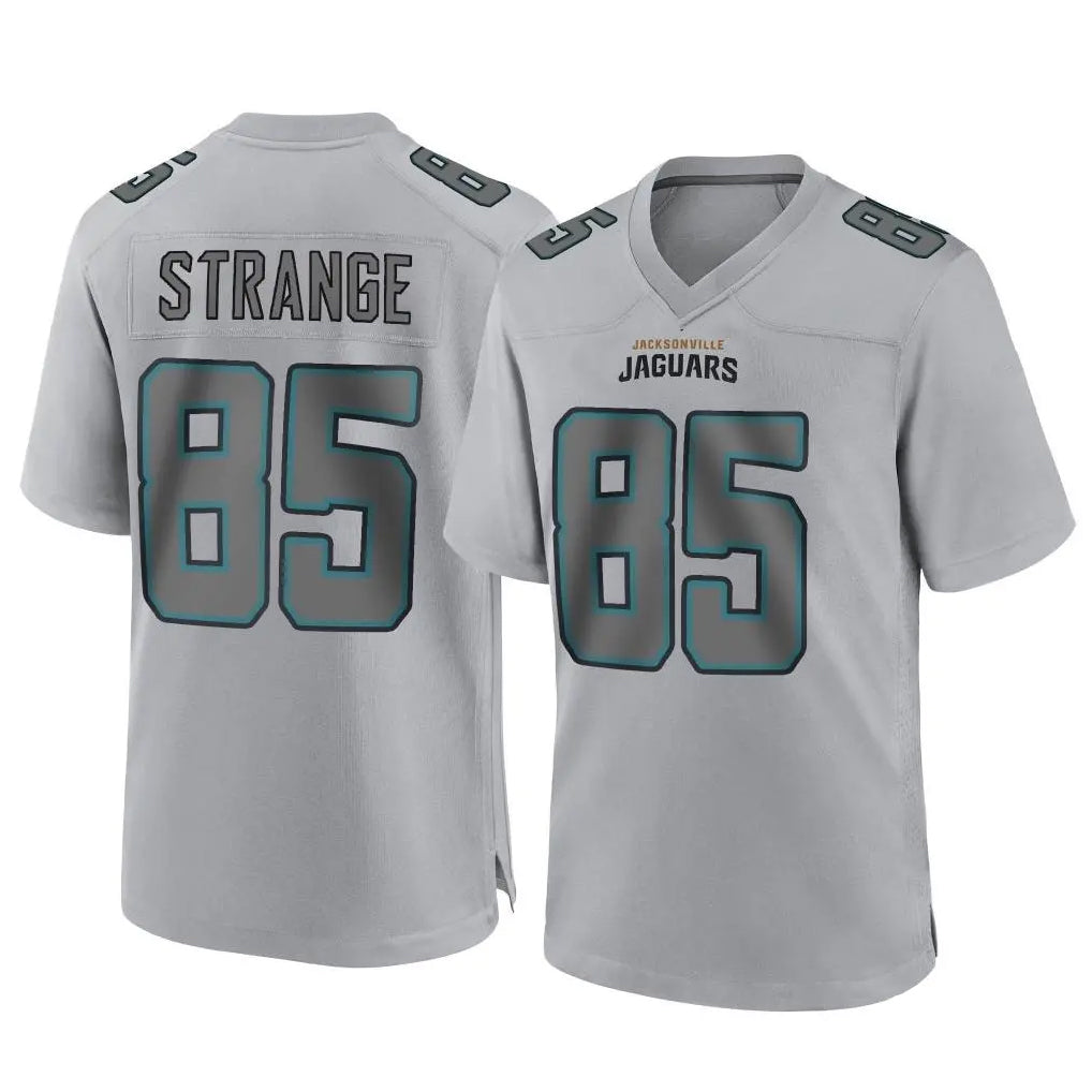 J.Jaguars #85 Brenton Strange Player Gray Atmosphere Fashion Home Game Edoa Stitched Jerseys