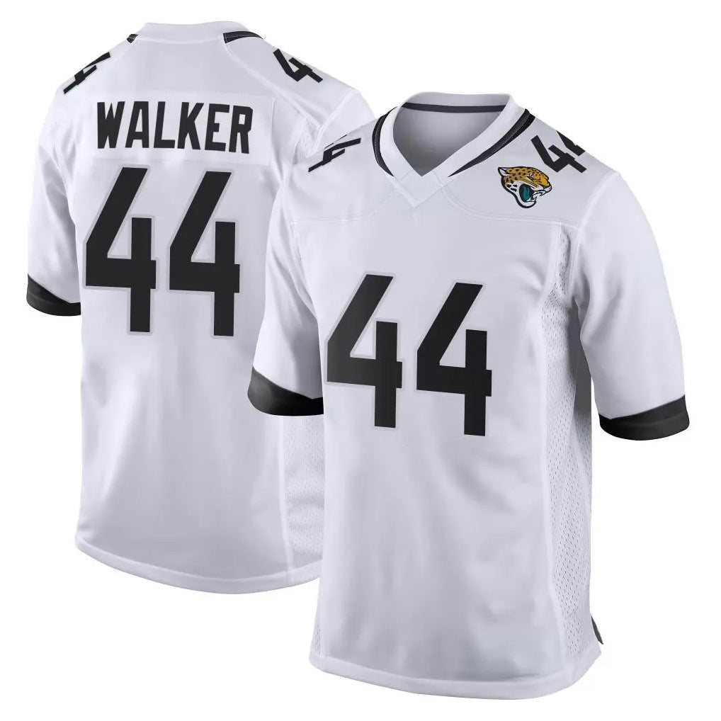 J.Jaguars #44 Travon Walker Player White Home Game Edoa Stitched Jerseys
