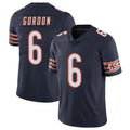 C.Bears #6 Kyler Gordon Player Navy Vapor Untouchable Limited Home Game Edoa Stitched Jerseys