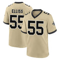 NO.Saints #55 Kaden Elliss Player Gold Home Game Edoa Stitched Jerseys