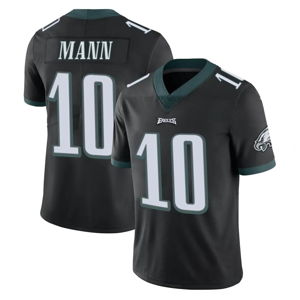 P.Eagles #10 Braden Mann Player Black Limited Vapor Untouchable Home Game Edoa Stitched Jerseys