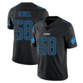 D.Lions #58 Penei Sewell Player Black Impact Limited Home Game Edoa Stitched Jerseys
