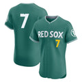 B.Red Sox #7 Masataka Yoshida Player Green City Connect Limited Elite Home Game Edoa Stitched Jerseys