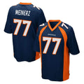 D.Broncos #77 Quinn Meinerz Player Navy Game Edoa Stitched Jerseys