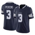 D.Cowboys #3 George Pickens Player Navy Limited Vapor F.U.S.E. Home Game Edoa Stitched Jerseys