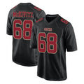SF.49ers #68 Colton McKivitz Player Black Fashion Home Game Edoa Stitched Jerseys