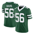 NY.Jets #56 Demario Davis Player Green Legacy Limited Vapor F.U.S.E. Home Game Edoa Stitched Jerseys