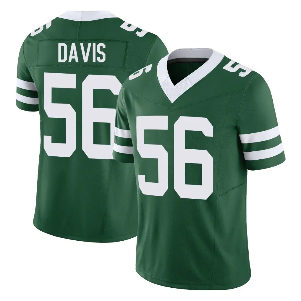 NY.Jets #56 Demario Davis Player Green Legacy Limited Vapor F.U.S.E. Home Game Edoa Stitched Jerseys