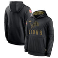 D.Lions ## Lions Blank Player Black Salute to Service Hoodies Limited Game Edoa Stitched Jerseys