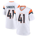 D.Broncos #41 Drew Sanders Player White Home Game Edoa Stitched Jerseys