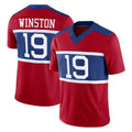 NY.Giants #19 Jameis Winston Player Red Century Vapor F.U.S.E. Home Game Edoa Stitched Jerseys