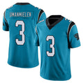 C.Panthers #3 Princely Umanmielen Player Blue Vapor Untouchable Limited Game Edoa Stitched Jerseys