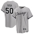 C.White Sox #50 Lenyn Sosa Player Gray Home Game Edoa Stitched Jerseys