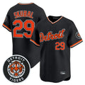 D.Tigers #29 Tarik Skubal Player Black Limited Home Edoa Stitched Jerseys