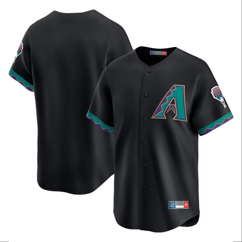 A.Diamondbacks ## Diamondbacks Blank Player Black Throwback Cooperstown Limited Home Edoa Stitched Jerseys