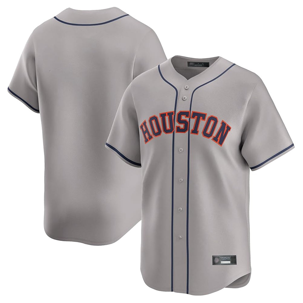 H.Astros ## Astros Blank Player Gray Home Limited Edoa Stitched Jerseys
