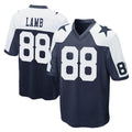 D.Cowboys #88 CeeDee Lamb Player Navy-White Alternate Home Game Edoa Stitched Jerseys