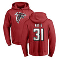A.Falcons #31 Xavier Watts Player Red Pullover Hoodies Home Game Edoa Stitched Jerseys