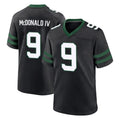 NY.Jets #9 Will McDonald IV Player Black Legacy Home Game Edoa Stitched Jerseys