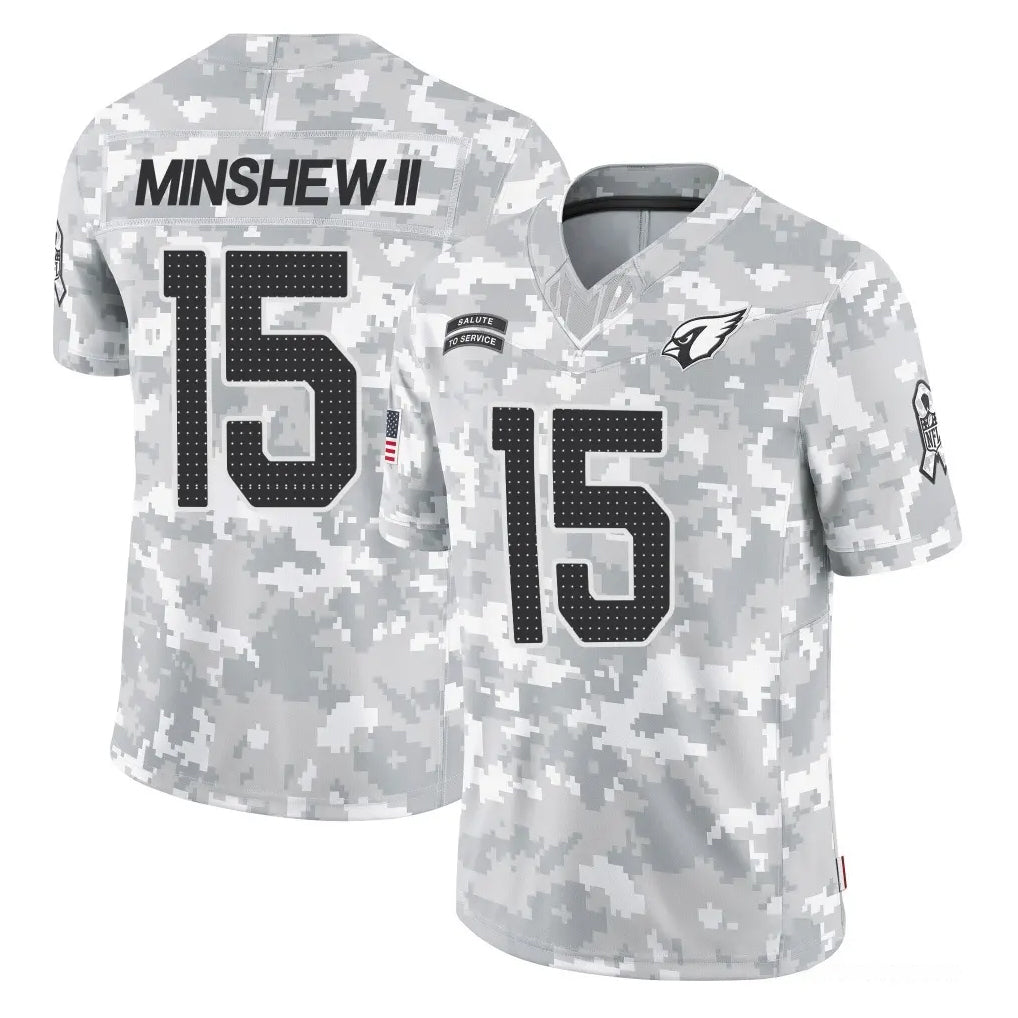 A.Cardinals #15 Gardner Minshew II Player Arctic Camo Limited Salute To Service Home Game Edoa Stitched Jerseys