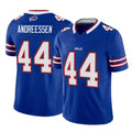 B.Bills #44 Joe Andreessen Player Royal Vapor F.U.S.E. Limited Home Game Edoa Stitched Jerseys