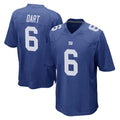 NY.Giants #6 Jaxson Dart Player Royal Home Game Edoa Stitched Jerseys