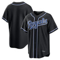 KC.Royals ## Royals Blank Player Black Carbon Fashion Home Game Edoa Stitched Jerseys