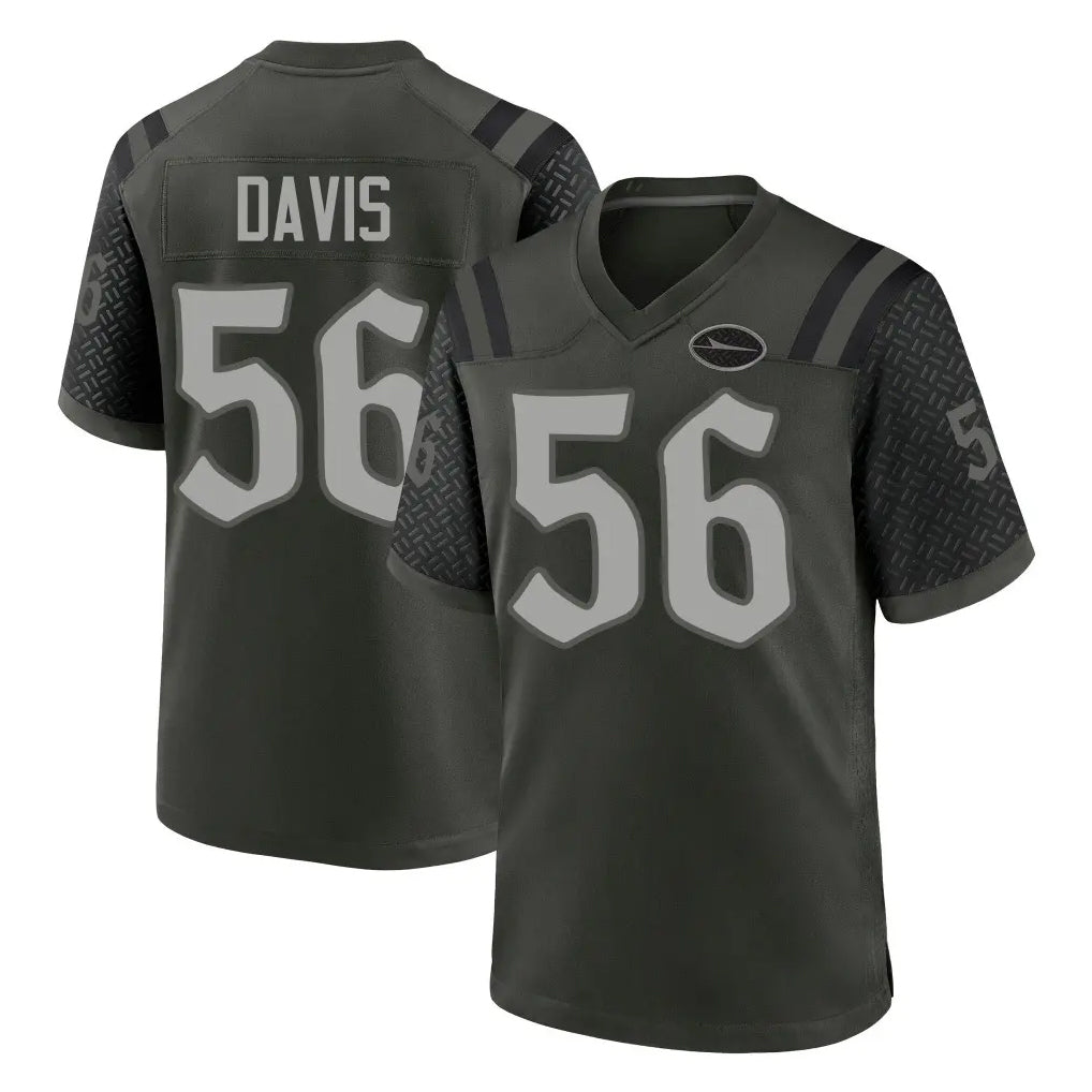 NY.Jets #56 Demario Davis Player Green 2025 Rivalries Collection Home Game Edoa Stitched Jerseys