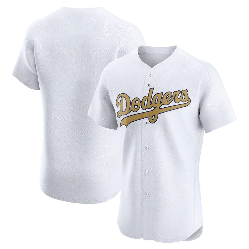 LA.Dodgers ## Dodgers Blank Player Gold Limited Elite Home Edoa Stitched Jerseys