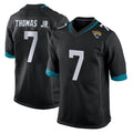 J.Jaguars #7 Brian Thomas Jr. Player Black Home Game Edoa Stitched Jerseys