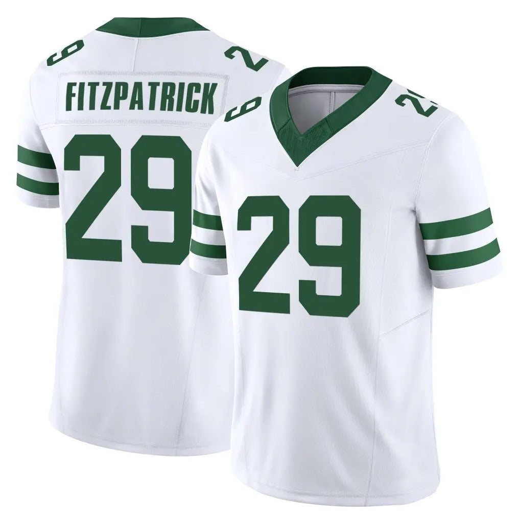 NY.Jets #29 Minkah Fitzpatrick Player White Legacy Limited Vapor F.U.S.E. Home Game Edoa Stitched Jerseys