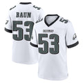 P.Eagles #53 Zack Baun Player White Game Home Edoa Stitched Jerseys