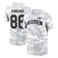 B.Bills #86 Dalton Kincaid Player Arctic Camo Salute to Service T-Shirt Hoodies Edoa Stitched Jerseys