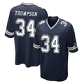 D.Cowboys #34 Jalen Thompson Player Navy Home Game Edoa Stitched Jerseys