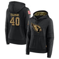 A.Cardinals #40 Pat Tillman Player Black Salute to Service Limited Hoodie Edoa Stitched Jerseys