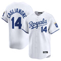 KC.Royals #14 Jac Caglianone Player White Alt Limited Home Edoa Stitched Jerseys