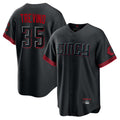 C.Reds #35 Jose Trevino Player Black City Connect Home Game Edoa Stitched Jerseys